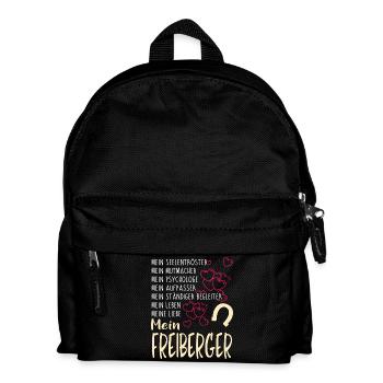 FREIBERGER - mein - Kinder Rucksack - Schwarz - Vorne