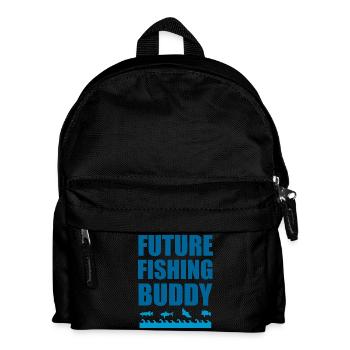 future fishing buddy - Kids' Backpack - black - Front