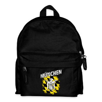 München - Kinder Rucksack - Schwarz - Vorne
