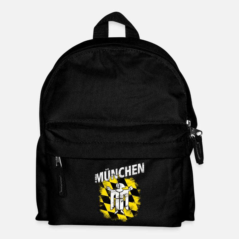 München - Kinder Rucksack - Schwarz