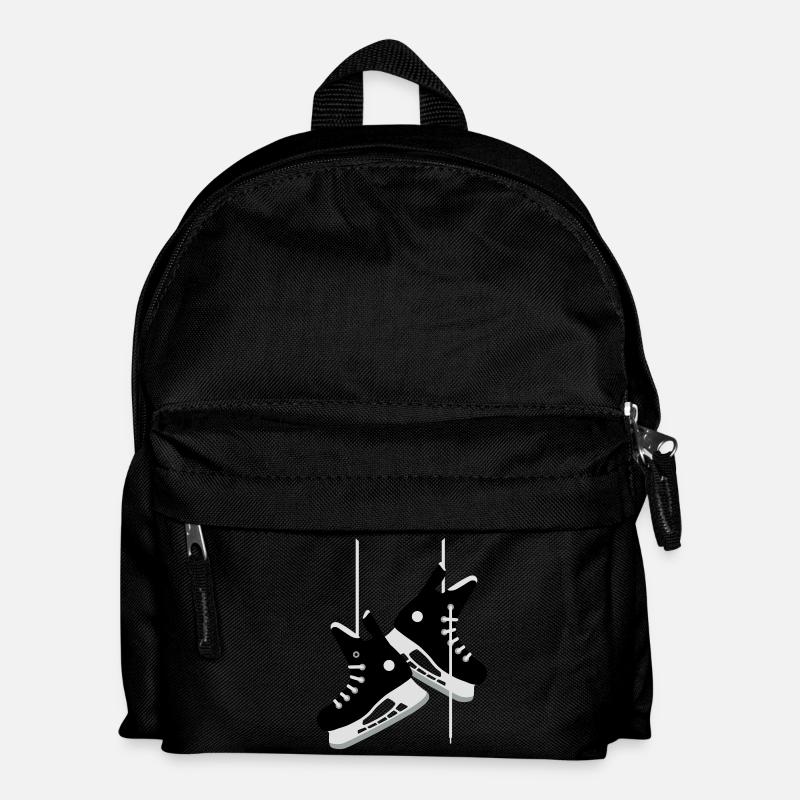Eishockey-Schlittschuhe - Kinder Rucksack - Schwarz