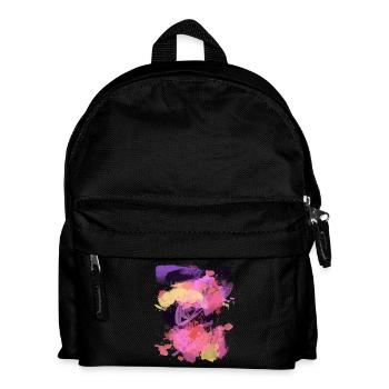 Kay&Em Color Explosion - Kinder Rucksack - Schwarz - Vorne