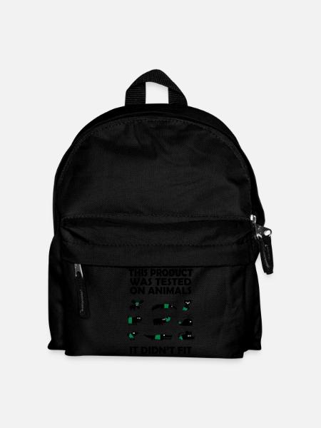 PRODUCT tested on Animals - Didn't Fit - Kids' Backpack - black
