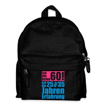 Je ne suis pas 60 années - Sac à dos Enfant - noir - Devant