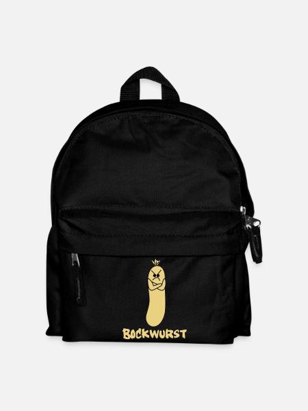 bockwurst - Kinder Rucksack - Schwarz