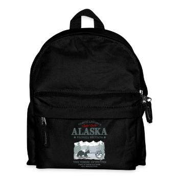 Alaska - Grizzly Bear - Kinder Rucksack - Schwarz - Vorne