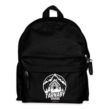 Tärnaby Wintersportort in Schweden - Kinder Rucksack - Schwarz - Vorne
