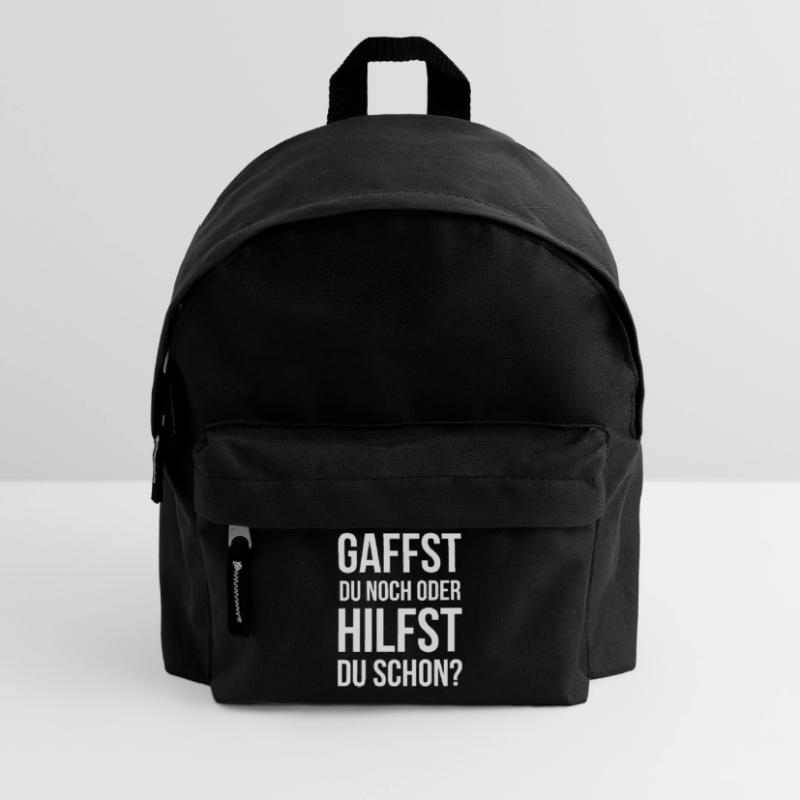 Gaffst du noch oder hilfst du schon? Kinder Rucksack