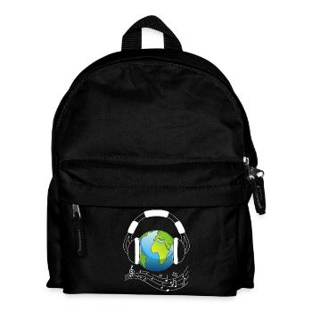The music lover - Kids' Backpack - black - Front