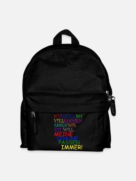 KUCHEN - Kinder Rucksack - Schwarz