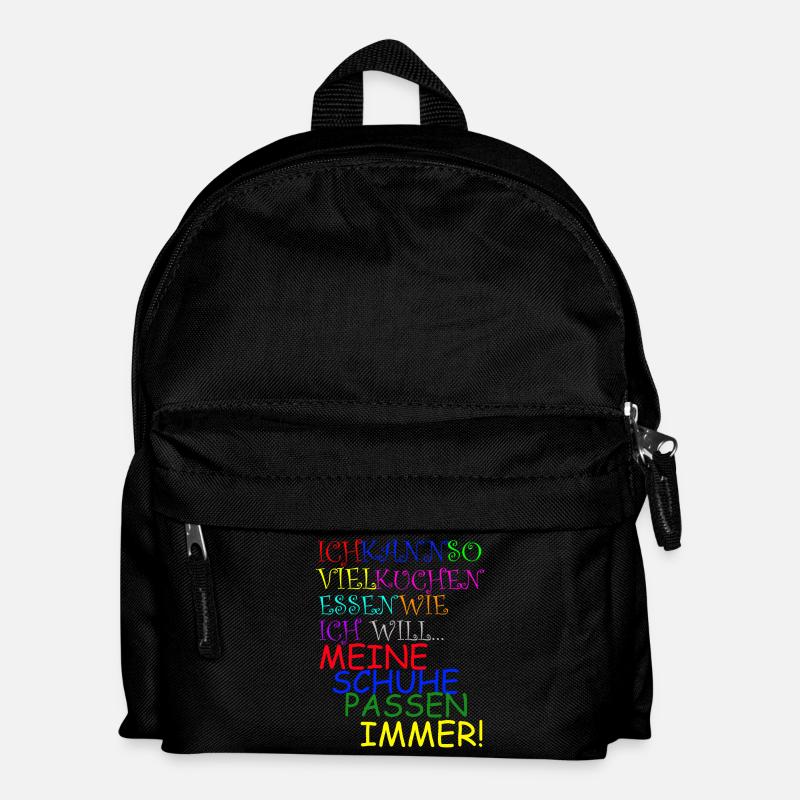 KUCHEN - Kinder Rucksack - Schwarz