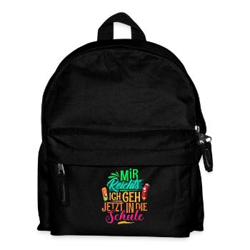 Einschulung - Kinder Rucksack - Schwarz - Vorne