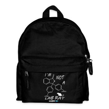 I'm not a lab rat - Kids' Backpack - black - Front