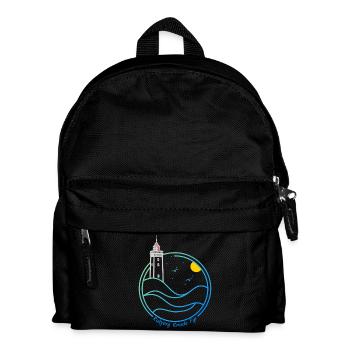 Leuchtturm Rubjerg Knude auf der Düne in Dänemark - Kinder Rucksack - Schwarz - Vorne