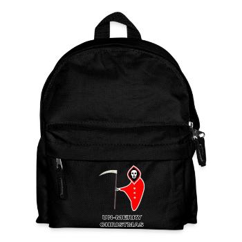 Christmas Grim Reaper unmerry Christmas Goth Santa - Kids' Backpack - black - Front