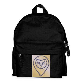 Randonautica - rain effect - Kids' Backpack - black - Front