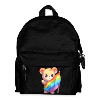 Liebe ist eine Bärennotwendigkeit - Kinder Rucksack - Schwarz - Vorne