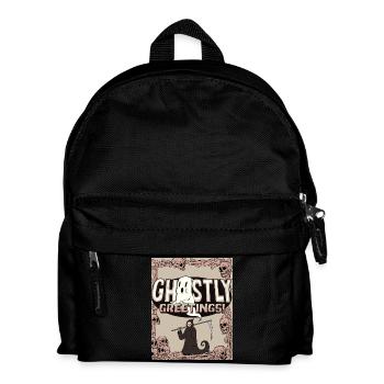 Spiritual Grim Reaper Greeting Design - Kids' Backpack - black - Front