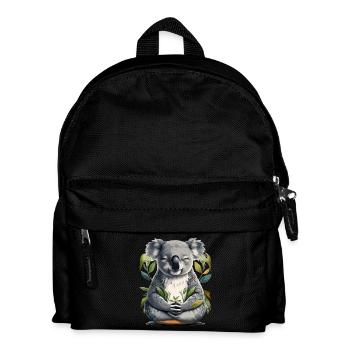 Koala Meditation - Kids' Backpack - black - Front