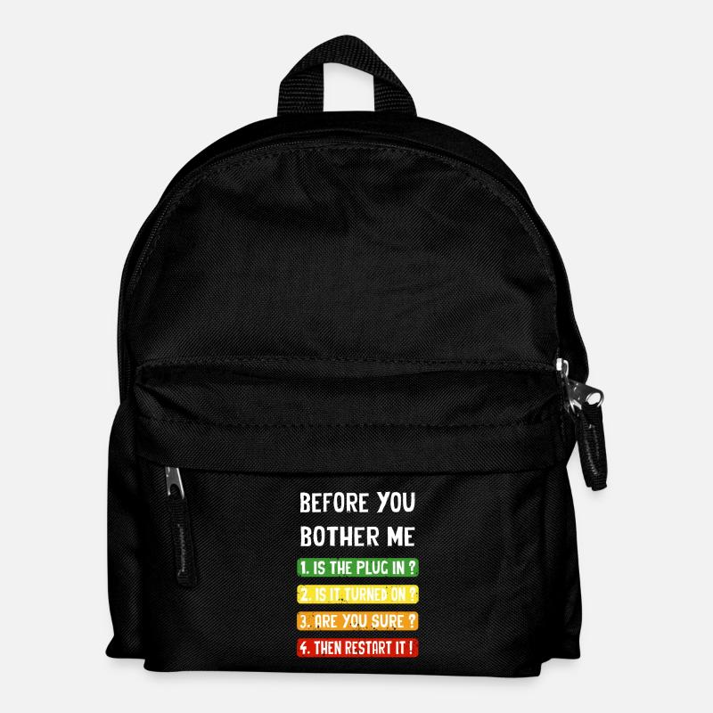 Computer Checklist - Kids' Backpack - black