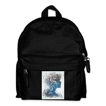 Melodic Mind: Symphony of Thoughts and Notes - Kids' Backpack - black - Front