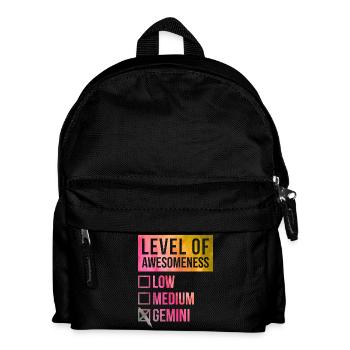 Zwillinge Zwillinge Zwillinge - Kinder Rucksack - Schwarz - Vorne