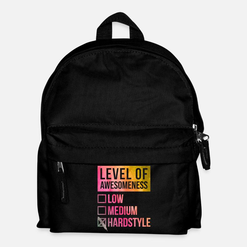 HARDSTYLE - Kinder Rucksack - Schwarz