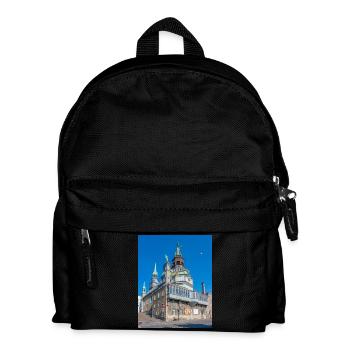 Notre Dame de Bon Secours Chapel, Montréal, Québec - Kinder Rucksack - Schwarz - Vorne