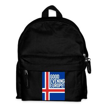 Iceland Eurovision - Kids' Backpack - black - Front