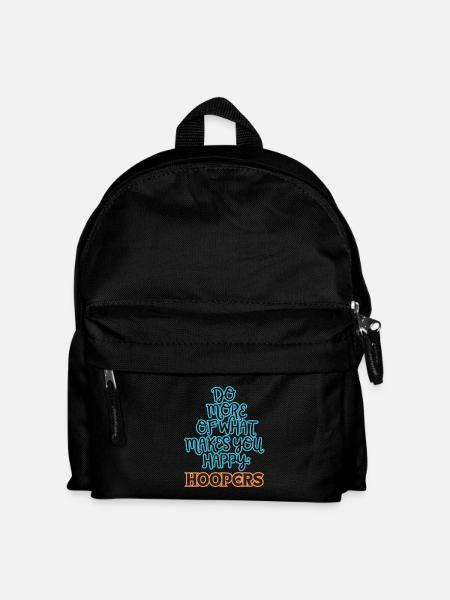 Hooper Do more of what makes you blue/orange - Kids' Backpack - black