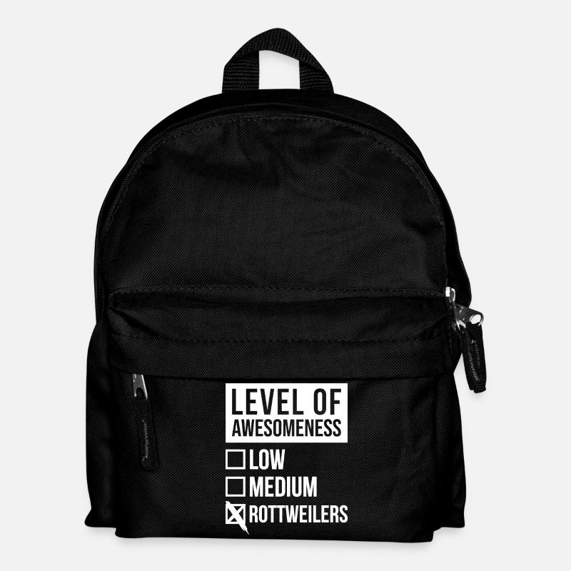 Rottweiler - Kinder Rucksack - Schwarz
