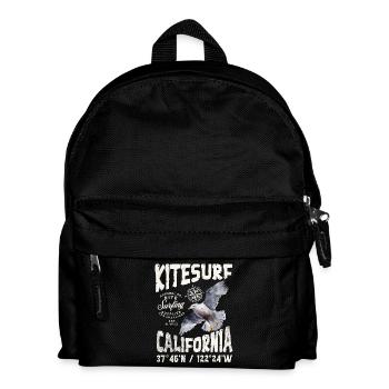 Kitesurfing in California - Kids' Backpack - black - Front
