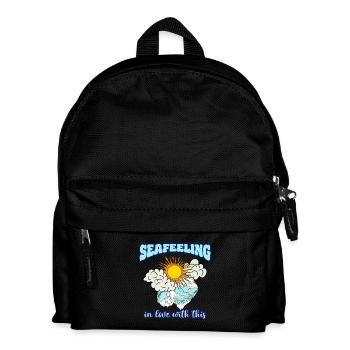 Seafeeling amoureux de cela - Sac à dos Enfant - noir - Devant