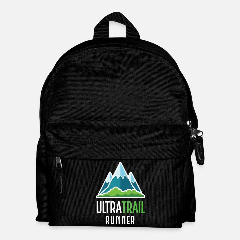 Coureur d’ultra-trail - Sac à dos Enfant - noir