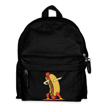 Hot Dog Snack - Kids' Backpack - black - Front