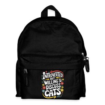 Introvertierter asozialer introvertierter - Kinder Rucksack - Schwarz - Vorne