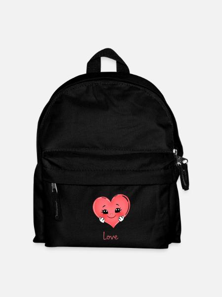 Sweet Heart Design - Kids' Backpack - black
