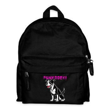 Punk Rock Chien - Sac à dos Enfant - noir - Devant