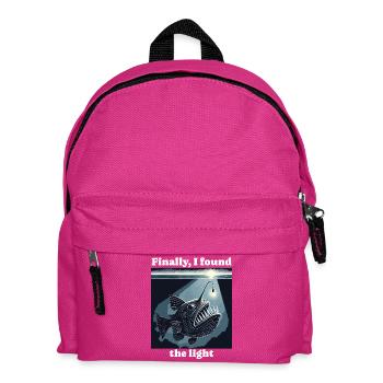 Anglerfish hat den leichten Anglerfisch gefunden - Kinder Rucksack - Fuchsia - Vorne