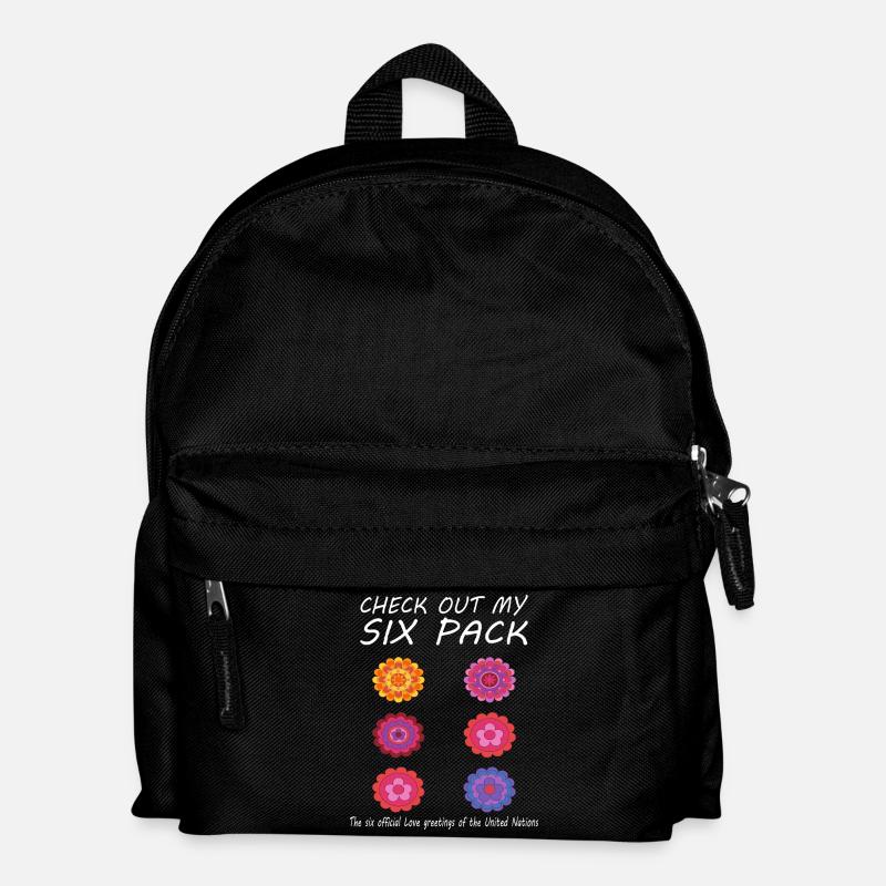 Flower Six-Pack - Kids' Backpack - black