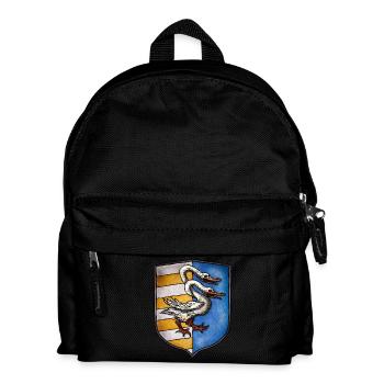 Armoiries cygne à deux têtes - Sac à dos Enfant - noir - Devant