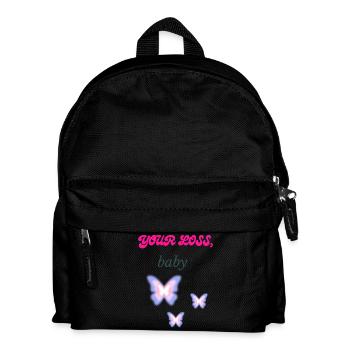 Your Loss Baby Shirt – Glow Up Aesthetic soft girl - Kids' Backpack - black - Front