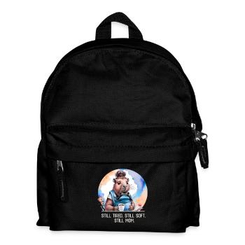 Toujours fatigué. Toujours doux. Toujours maman. Nouveau design de maman - Sac à dos Enfant - noir - Devant