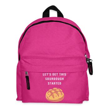 Bäcker Bäckerin Backen - Kinder Rucksack - Fuchsia - Vorne