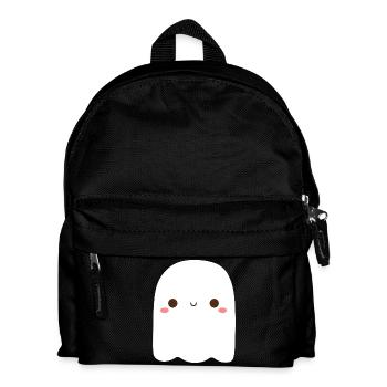 Verspielte Geistercharakter-Illustration - Kinder Rucksack - Schwarz - Vorne