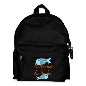 Let's get to the bottom of things - Kids' Backpack - black - Front