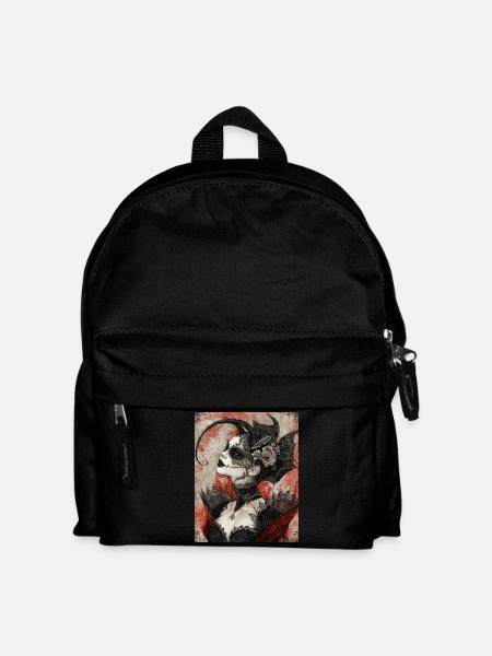 Dark Gothic Diva - Kinder Rucksack - Schwarz