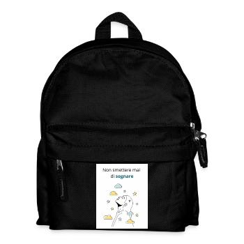 Never stop dreaming - Kids' Backpack - black - Front