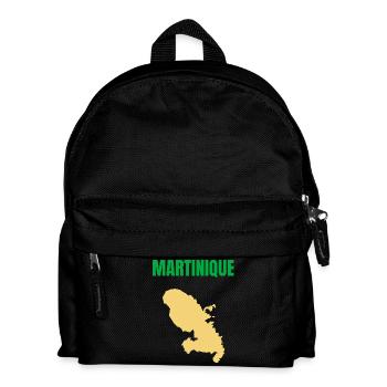 Martinique – West Indies T-shirt - Kids' Backpack - black - Front