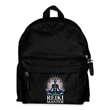 Reiki Master Chakra Energy Holistic - Kids' Backpack - black - Front